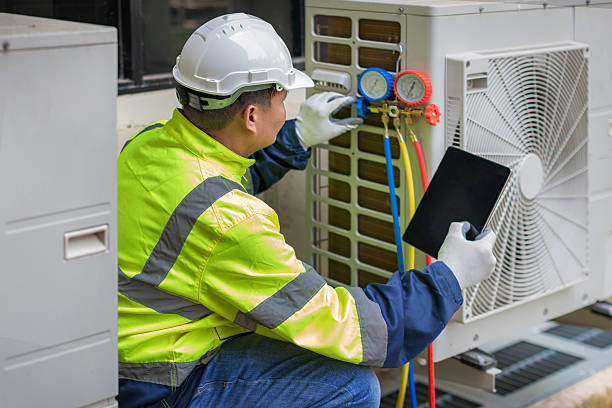 Professional Hvac Maintenance technician working in Cross River, NY